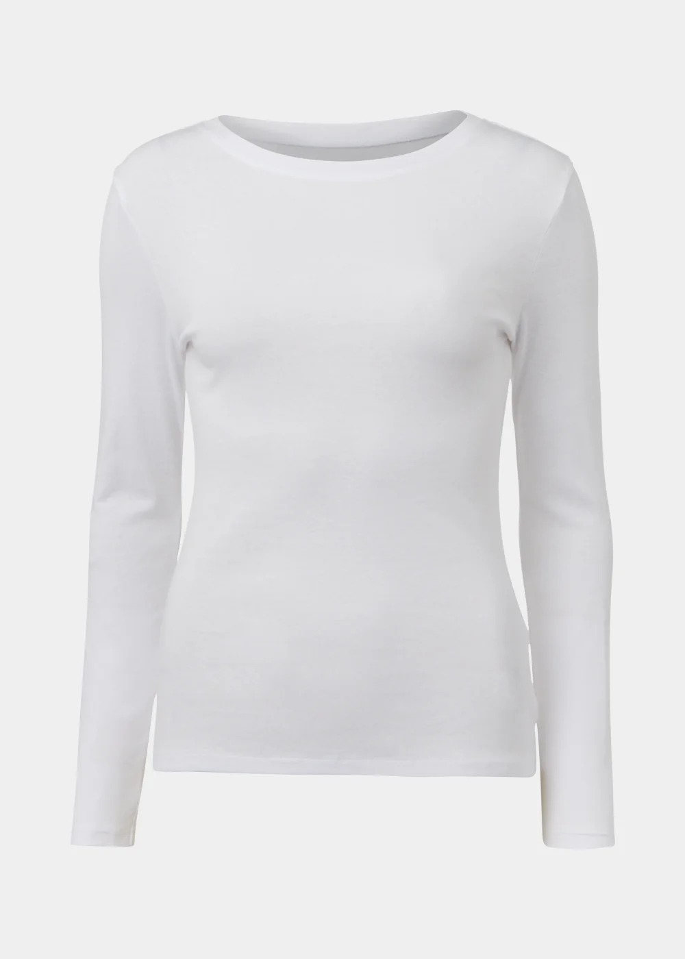 White Long Sleeve T-Shirt - 8 Image 5