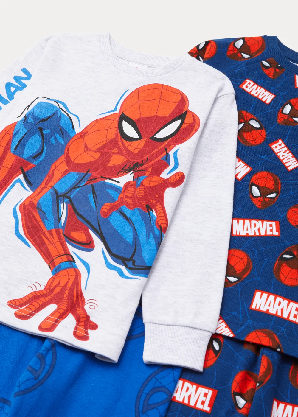 Kids 2 Pack Marvel Spider-Man Pyjama Sets (3-9yrs) - Age 3 Years Image 2