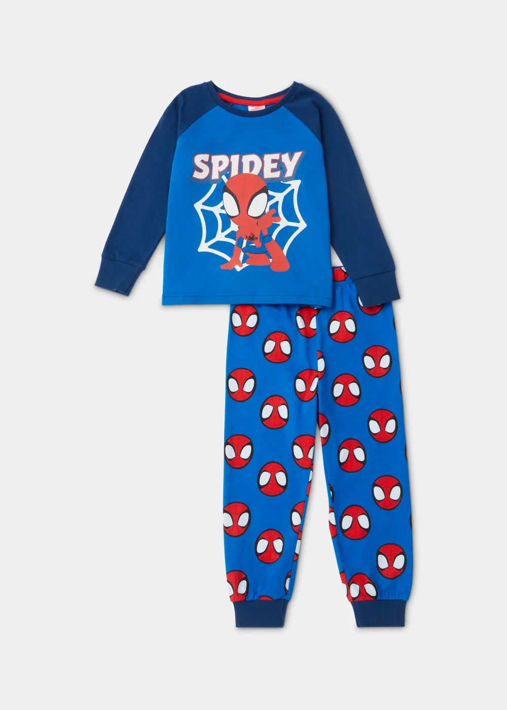 Kids Blue Marvel Spidey & Friends Pyjama Set (18mths-6yrs) - Age 18 - 23 Months Image 1