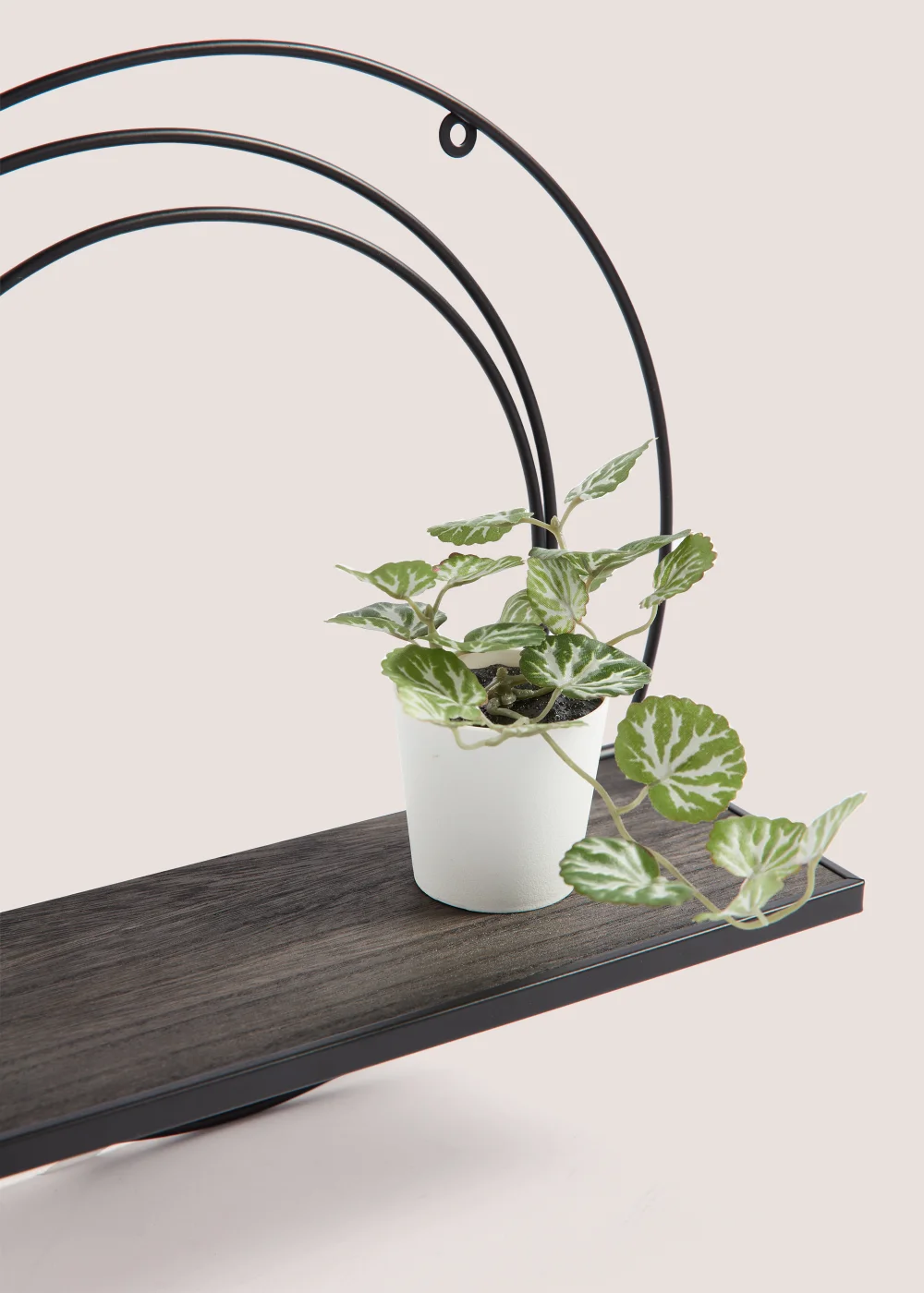 Black Metal Shelf (30cm) Image 2