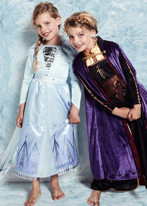 Kids Blue Disney Elsa Fancy Dress Costume (3-9yrs) - Age 3 Years Image 3