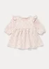 Baby Pink Polka Dot Ponte Dress (Newborn-23mths) - Newborn Image 1