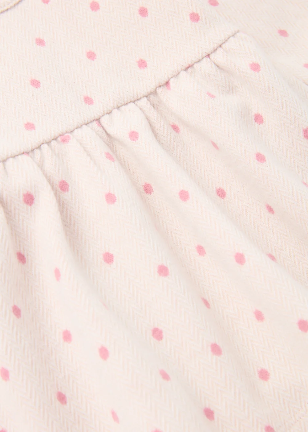 Baby Pink Polka Dot Ponte Dress (Newborn-23mths) - Newborn Image 2