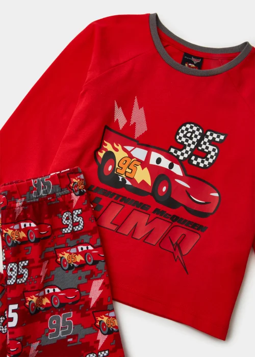 Kids Red Disney Cars Pyjama Set (12mths-6yrs) - Age 12 - 18 Months Image 2