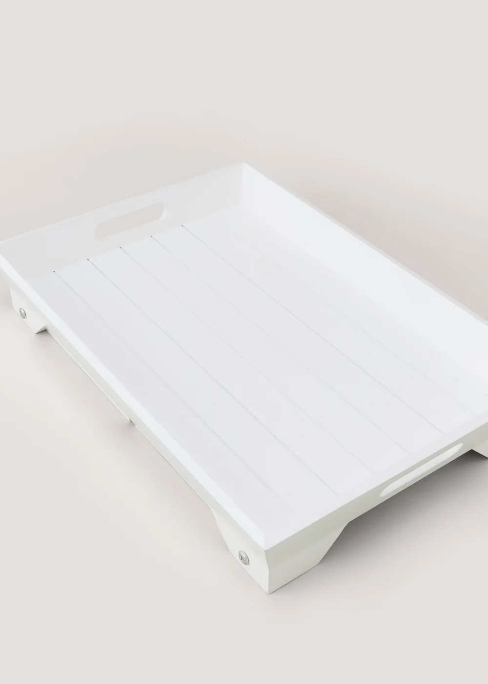 White Breakfast Tray with Legs (47cm x 32cm x 24cm) Image 2