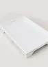White Breakfast Tray with Legs (47cm x 32cm x 24cm) Image 2