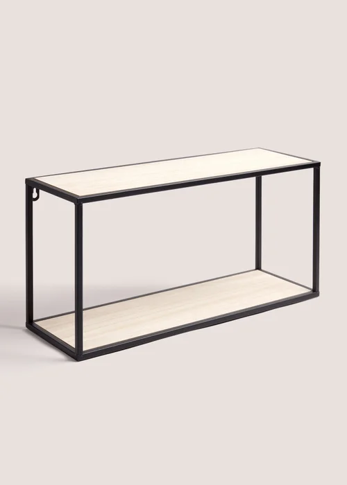 Black Metal Single Shelf (30cm x 15cm) Image 1