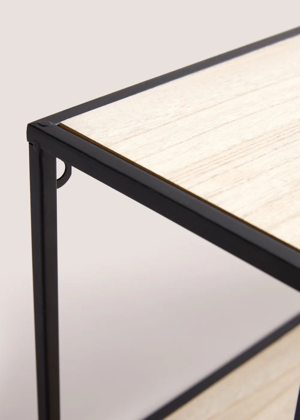 Black Metal Single Shelf (30cm x 15cm) Image 2