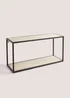 Black Square Metal Shelf (40.5cm x 40.5cm x 14cm) Image 1