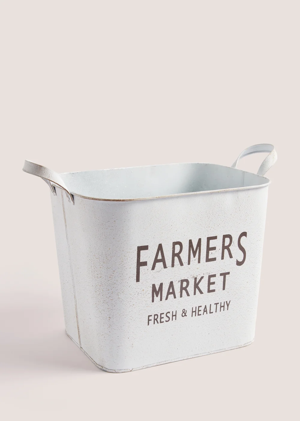 Farmers Market Square Metal Basket (25.5cm x 24cm x 30cm) Image 1