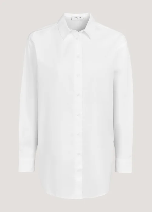 Papaya Petite White Poplin Shirt - Size 6 Image 5