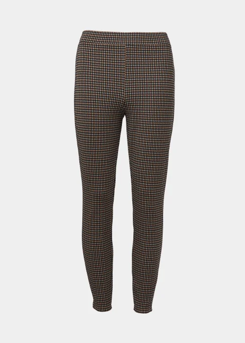 Brown Dogtooth Leggings - 8 Image 5