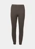 Brown Dogtooth Leggings - 8 Image 5