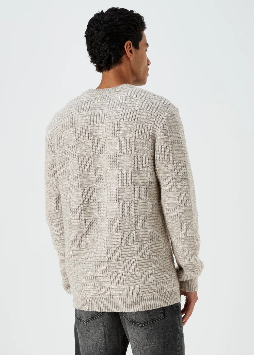Stone Textured Jumper - S Image 2