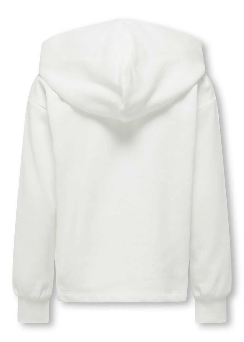 ONLY Girls White Slogan Hoodie (5-14yrs) - 5-6 Yrs Image 2