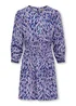 ONLY Girls Purple Long Sleeve Shirred Dress (6-14yrs) - 6 Yrs Image 1