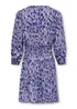 ONLY Girls Purple Long Sleeve Shirred Dress (6-14yrs) - 6 Yrs Image 2