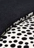 Black & White Dalmatian Fleece Duvet Cover - Single Image 3