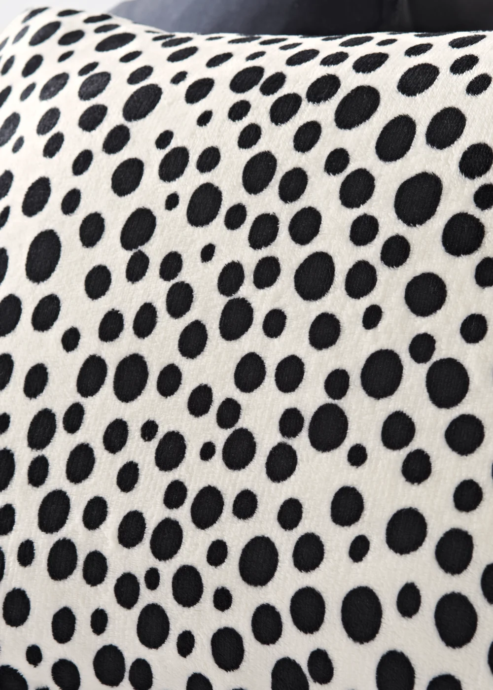 Black & White Dalmatian Fleece Duvet Cover - Single Image 2