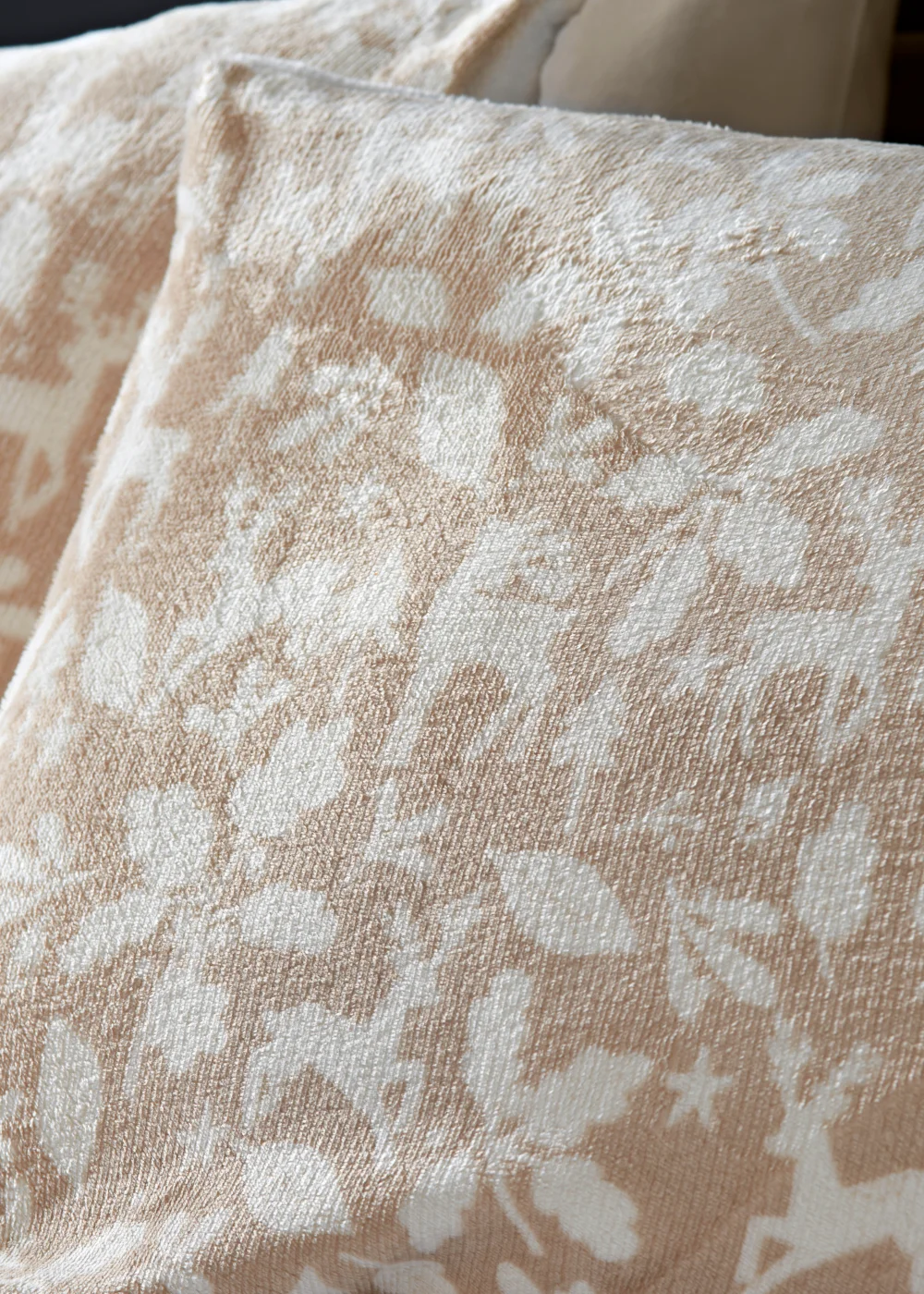 Natural Stag Fleece Duvet Cover - Single Image 2