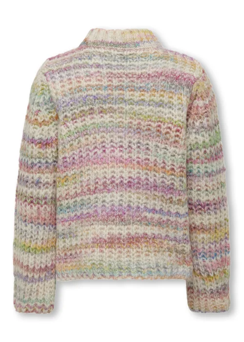 ONLY Girls Multicoloured Long Sleeve Knitted Jumper (5-14yrs) - 5-6 Yrs Image 2