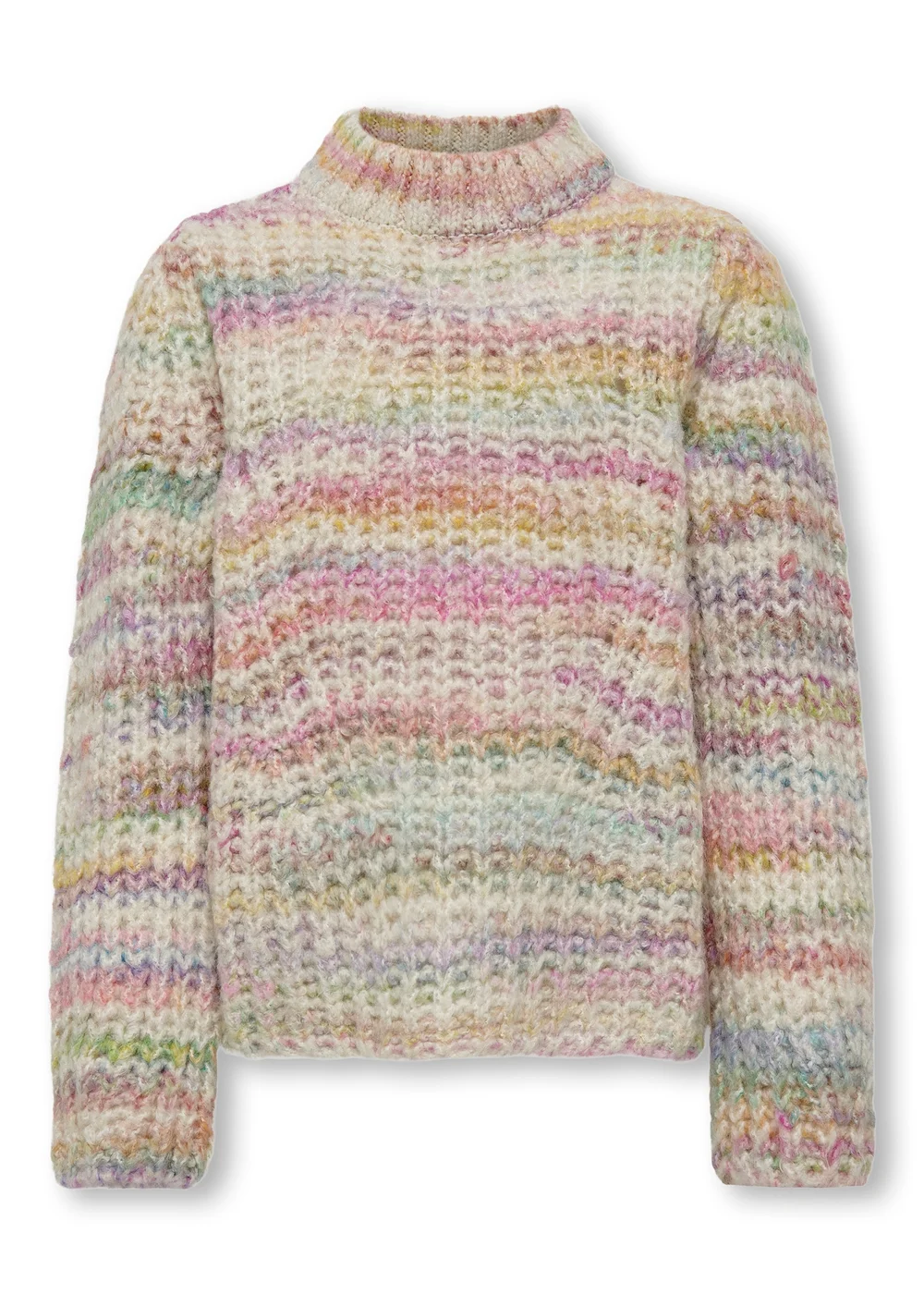 ONLY Girls Multicoloured Long Sleeve Knitted Jumper (5-14yrs) - 5-6 Yrs Image 1