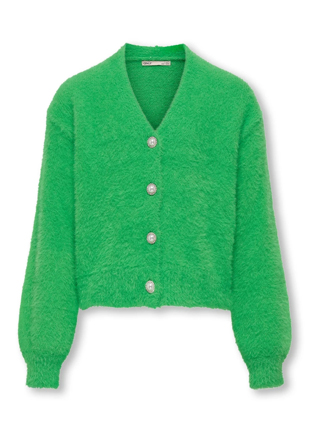 ONLY girls Green Long Sleeve Cardigan (5-14yrs) - Age 5 - 6 Years Image 1