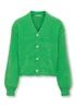 ONLY girls Green Long Sleeve Cardigan (5-14yrs) - Age 5 - 6 Years Image 1