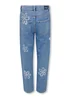 ONLY Girls Loose Denim Floral Print Jeans (6-14yrs) - Age 7 Years Image 2