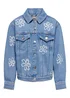 ONLY Kids Denim Floral Print Jacket (6-14yrs) - Age 6 Years Image 1