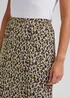 JDY Animal Print Mesh Midi Skirt - Size 10 Image 3