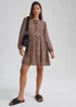 JDY Sina Stone Animal Print Long Sleeve Dress - 8 Image 4