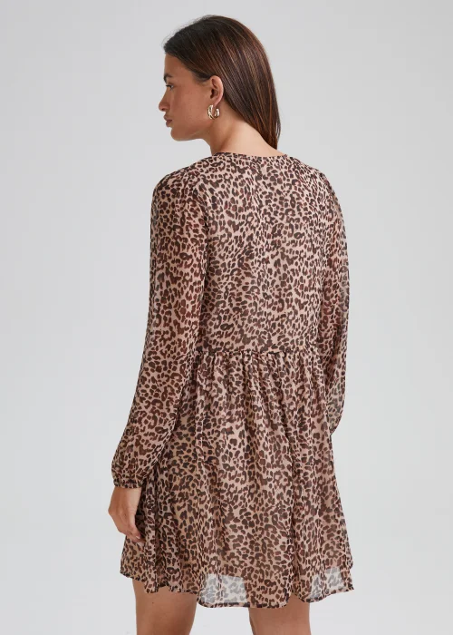 JDY Sina Stone Animal Print Long Sleeve Dress - 8 Image 2