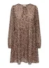 JDY Sina Stone Animal Print Long Sleeve Dress - 8 Image 5
