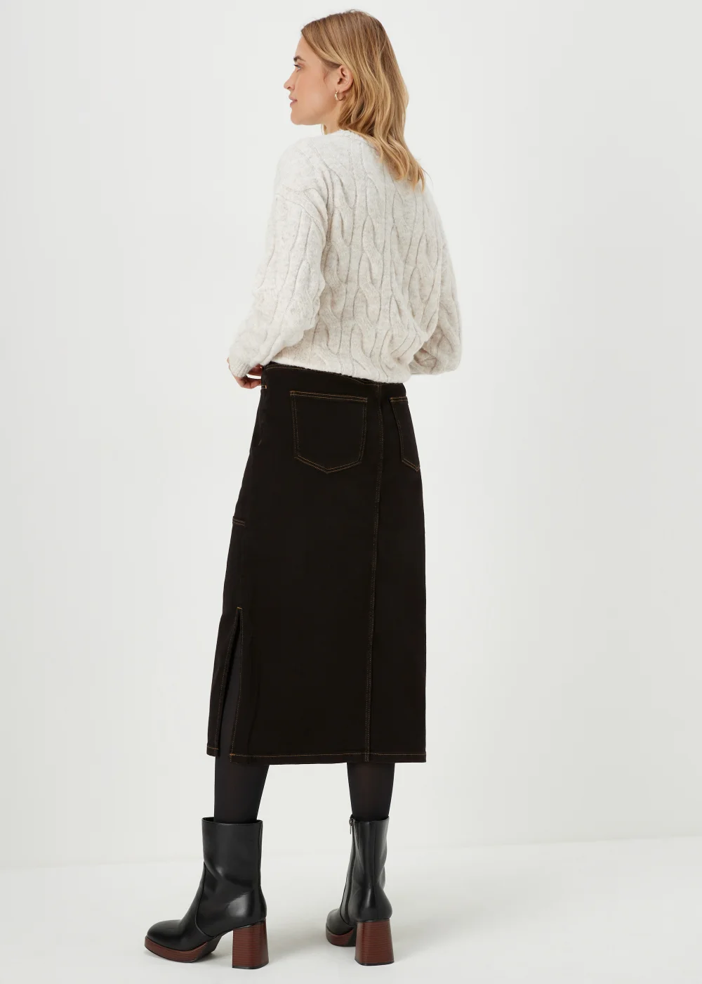 JDY Freja Midi Denim Skirt - 8 Image 2