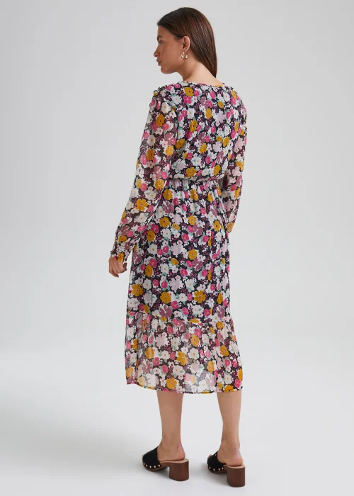 JDY Lilly Multicoloured Long Sleeve Midi Dress - 8 Image 2