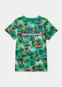 Kids Multicoloured Minecraft Print T-Shirt (5-12yrs) - Age 5 Years Image 1