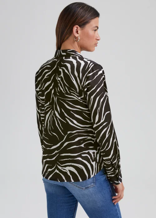 JDY Multicoloured Fifi Zebra Print Shirt - Size 8 Image 2