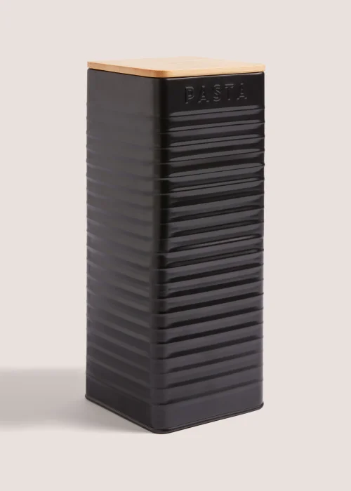 Black Spaghetti Tin (11.5cm x 28cm) Image 1