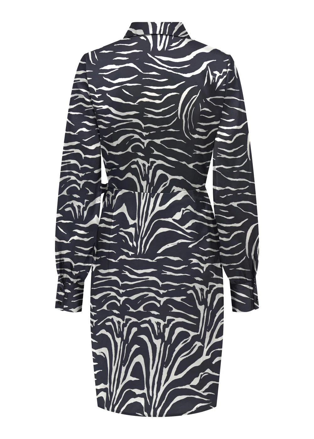 JDY Fifi Multicoloured Zebra Print Mini Wrap Dress - 8 Image 6