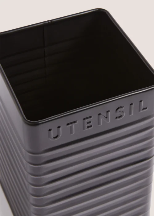 Black Utensil Pot Image 2