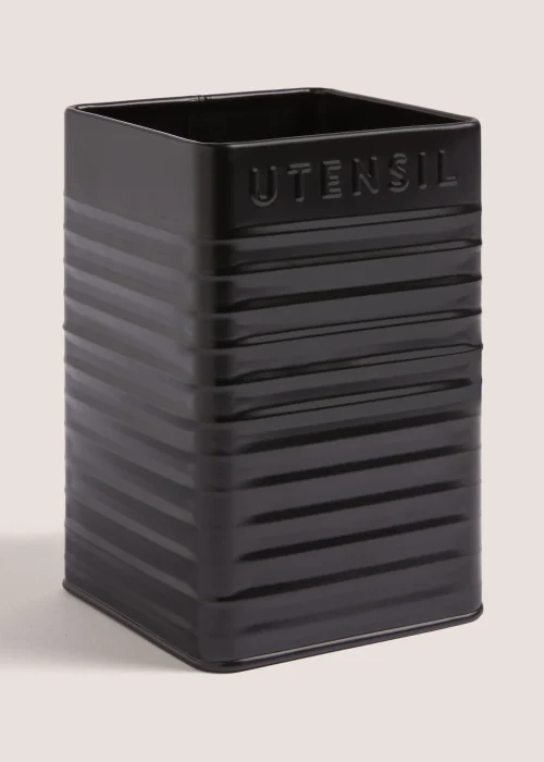 Black Utensil Pot Image 1