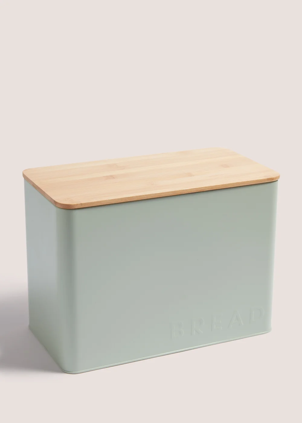 Pastel Green Bread Bin (23cm x 32cm x 17.5cm) Image 1