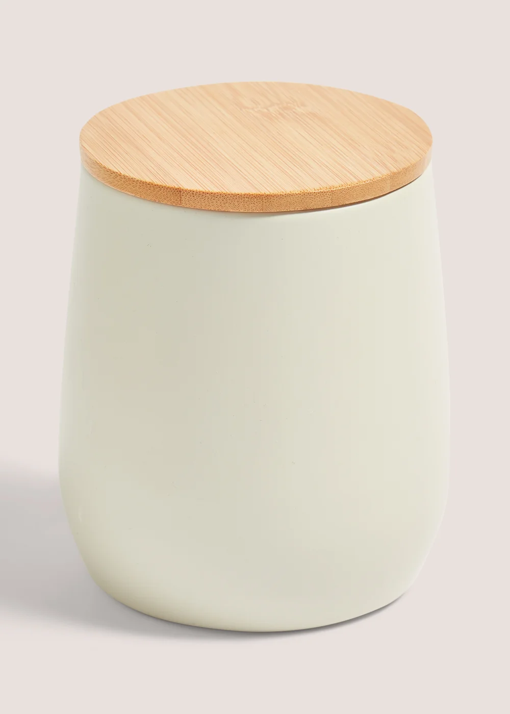 Natural Round Storage Tin (12cm x 9.5cm) Image 1