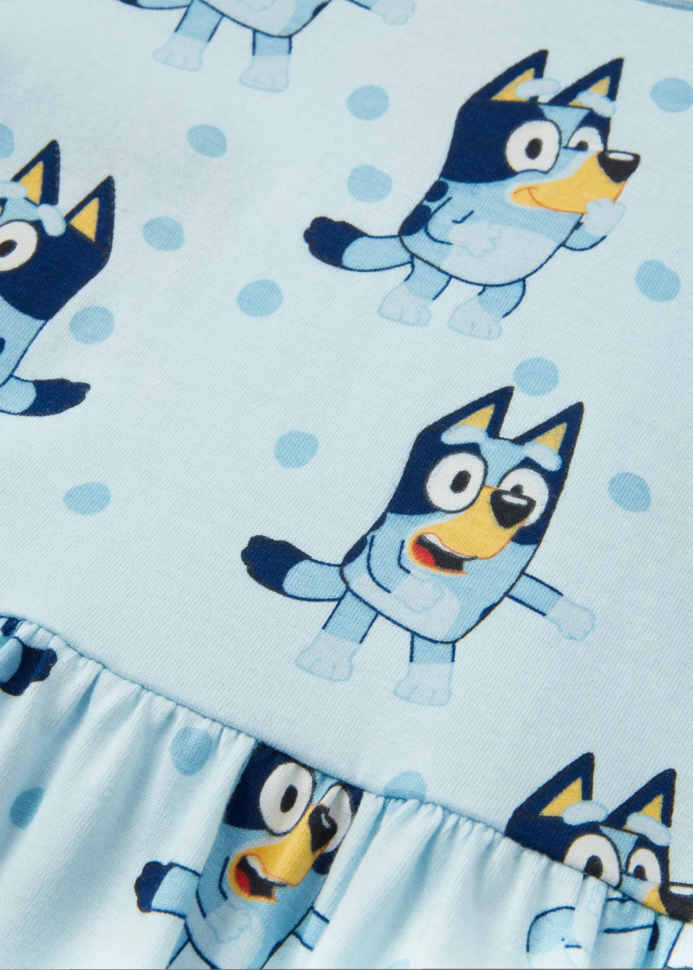 Kids Blue Bluey Print Dress (9mths-5yrs) - 9-12 months Image 2