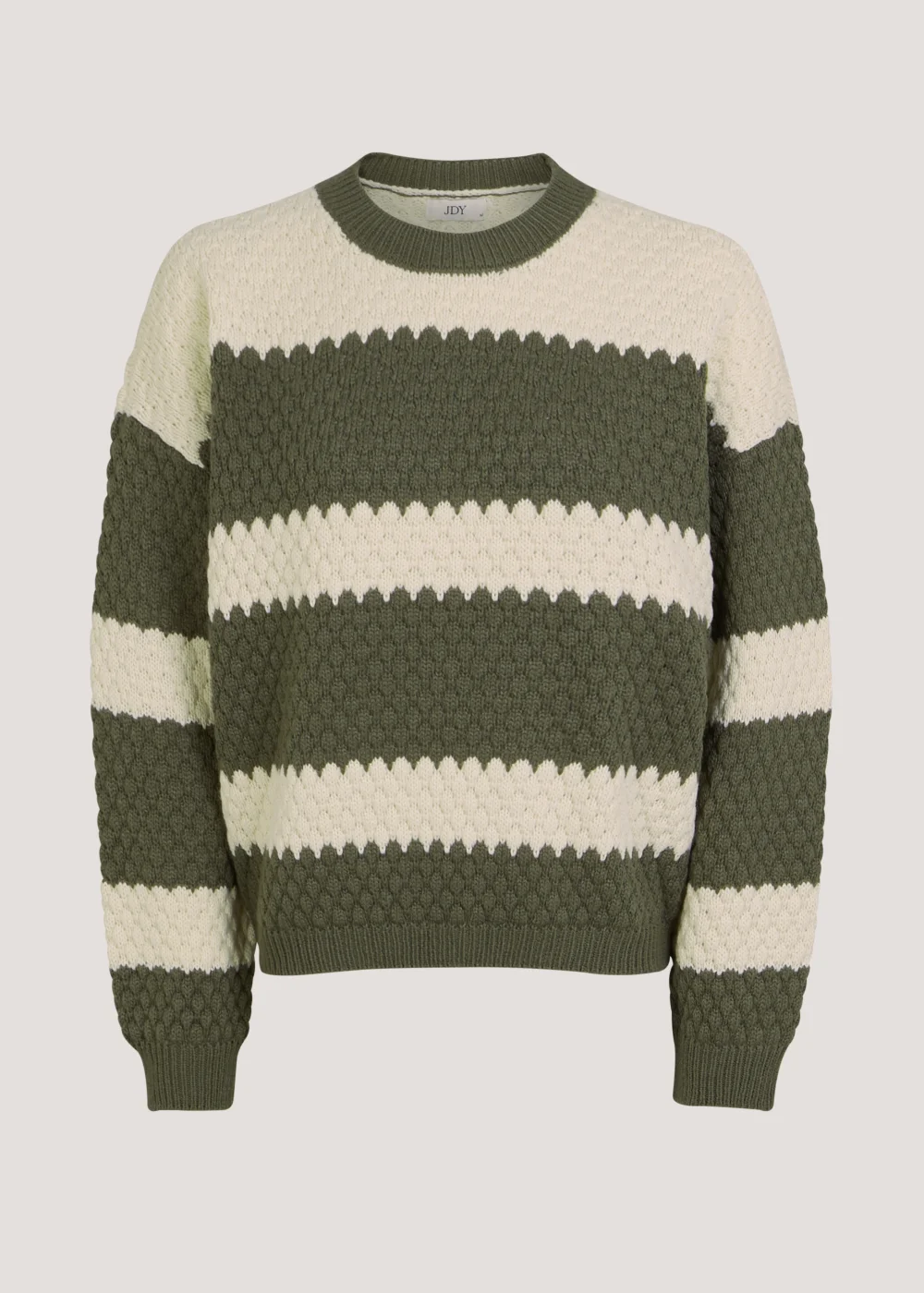 JDY Sana Multicoloured Stripe Knitted Jumper - 8 Image 1