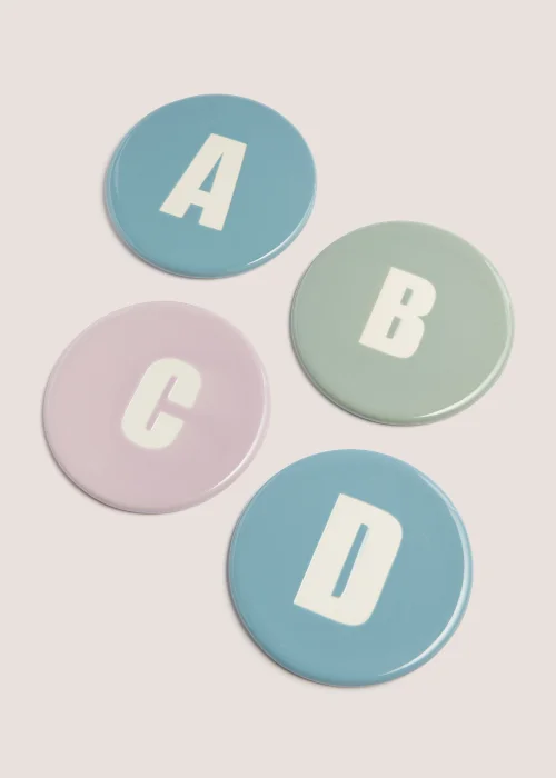 Alphabet Coaster (10cm) - S Image 2