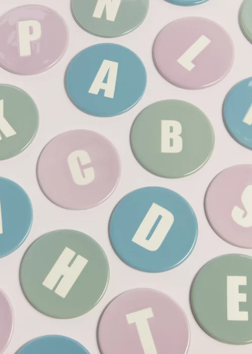 Alphabet Coaster (10cm) - S Image 3