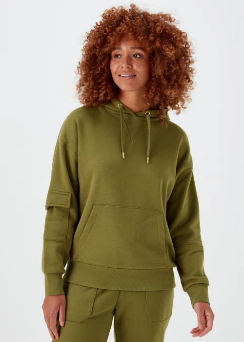 Papaya Petite Green Co-Ord Hoodie - Small Image 1