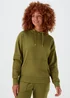 Papaya Petite Green Co-Ord Hoodie - Small Image 1